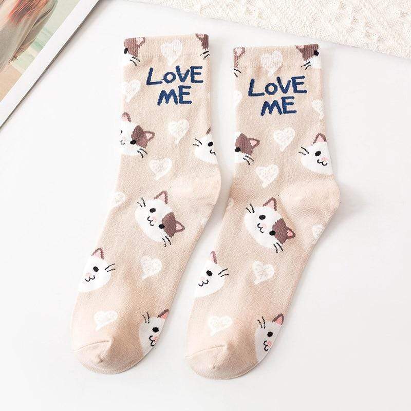 Chaussette Coreenne Love Me
