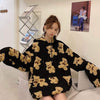 College wind small woolen cute bear lady hoodie loose plus velvet kawaii sweatshirt plus size women's blouse super Dalian hoodie