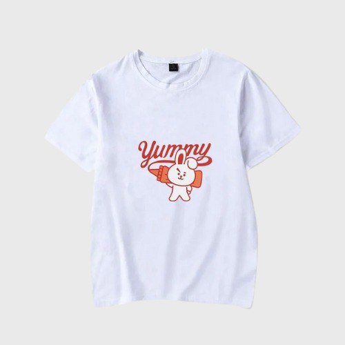 BT21 Cooky White Yummy T-Shirt