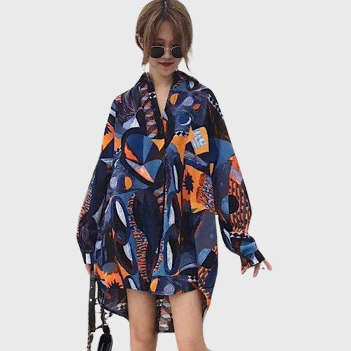 Abstract Korean Shirt