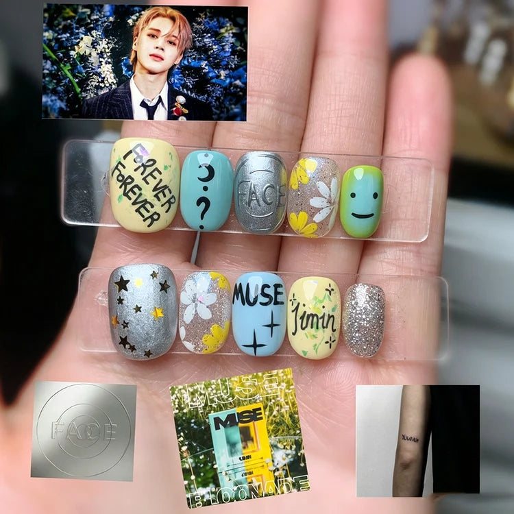 Jimin MUSE Inspired Nail Set