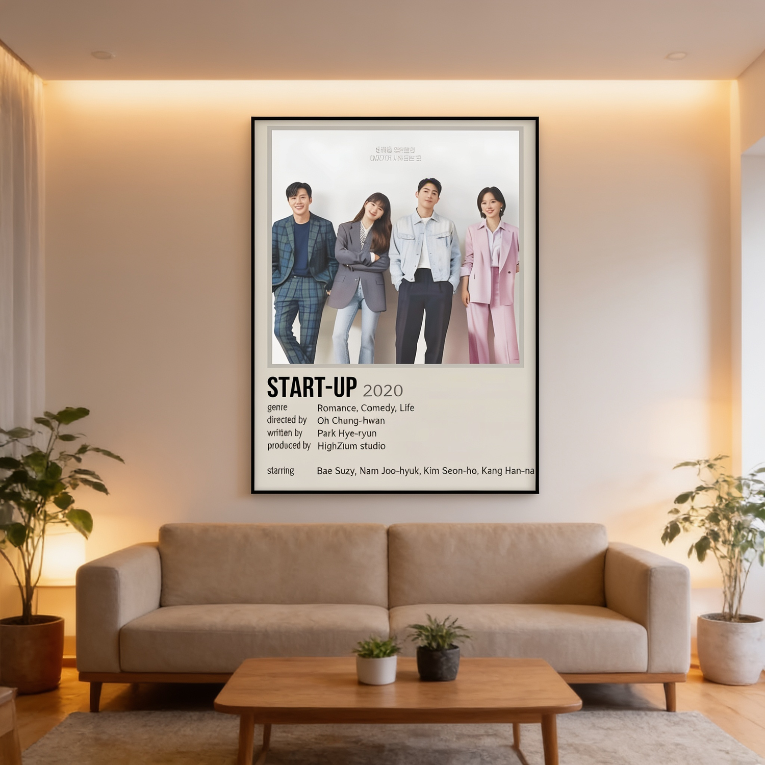 Start-Up K-Drama Canvas Poster