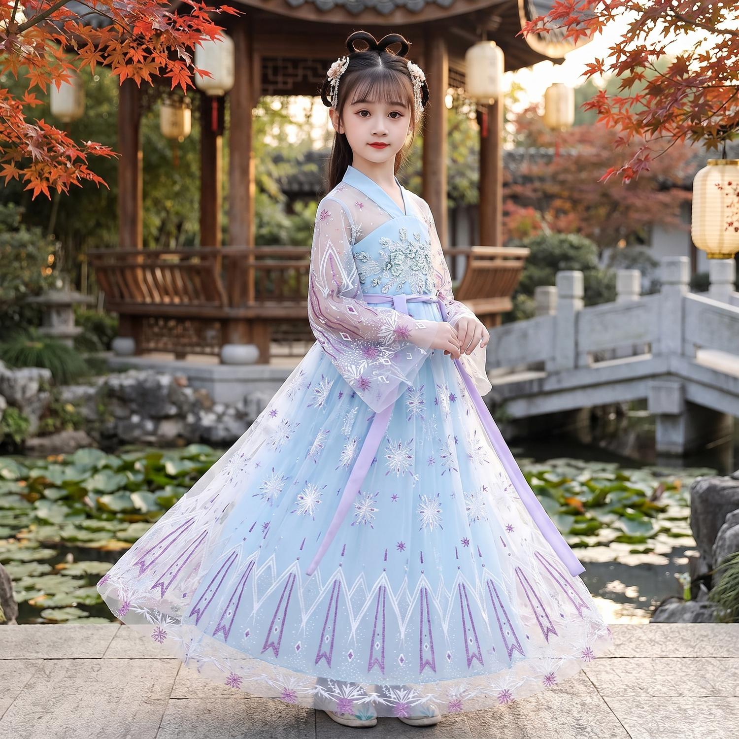 Traditional Chinese Hanfu for Girls