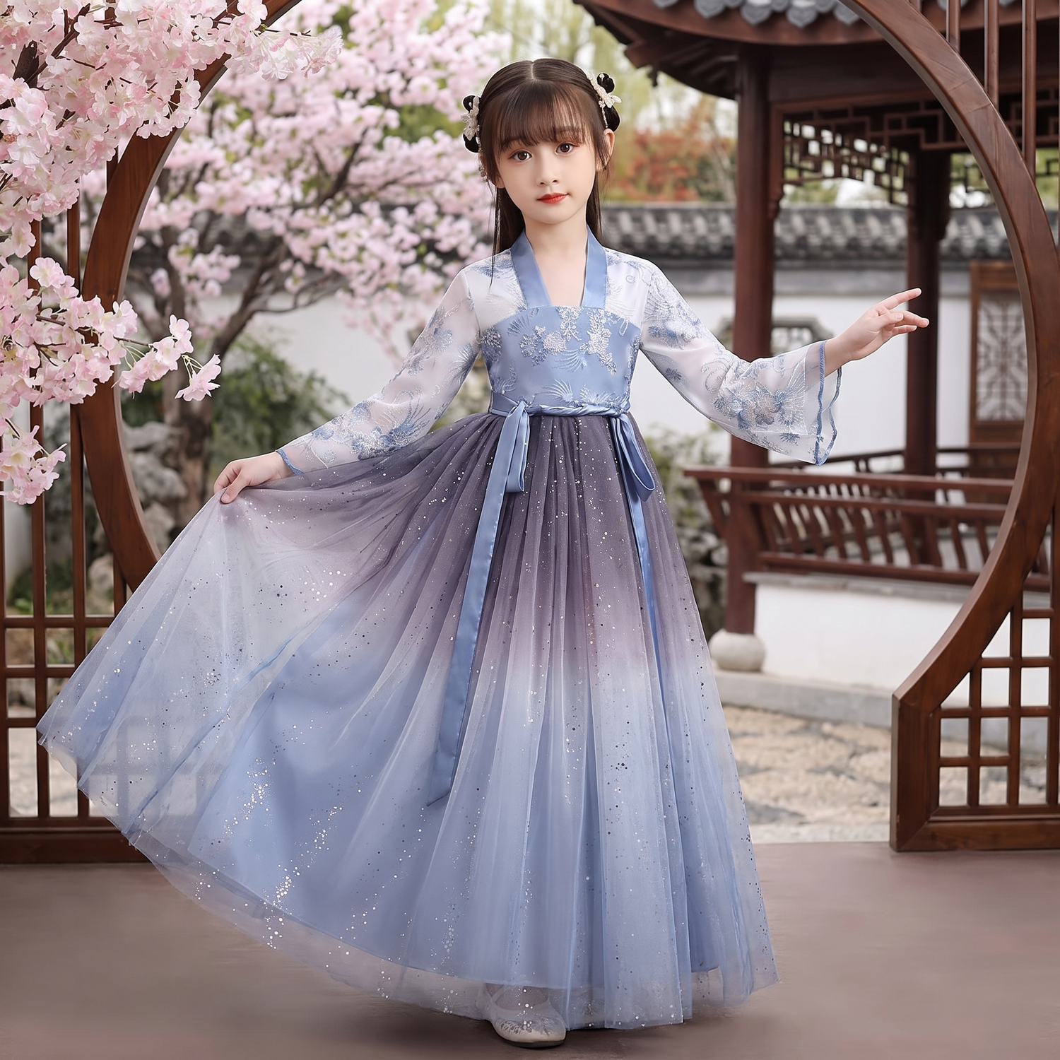 Traditional Hanfu Costume for Kids