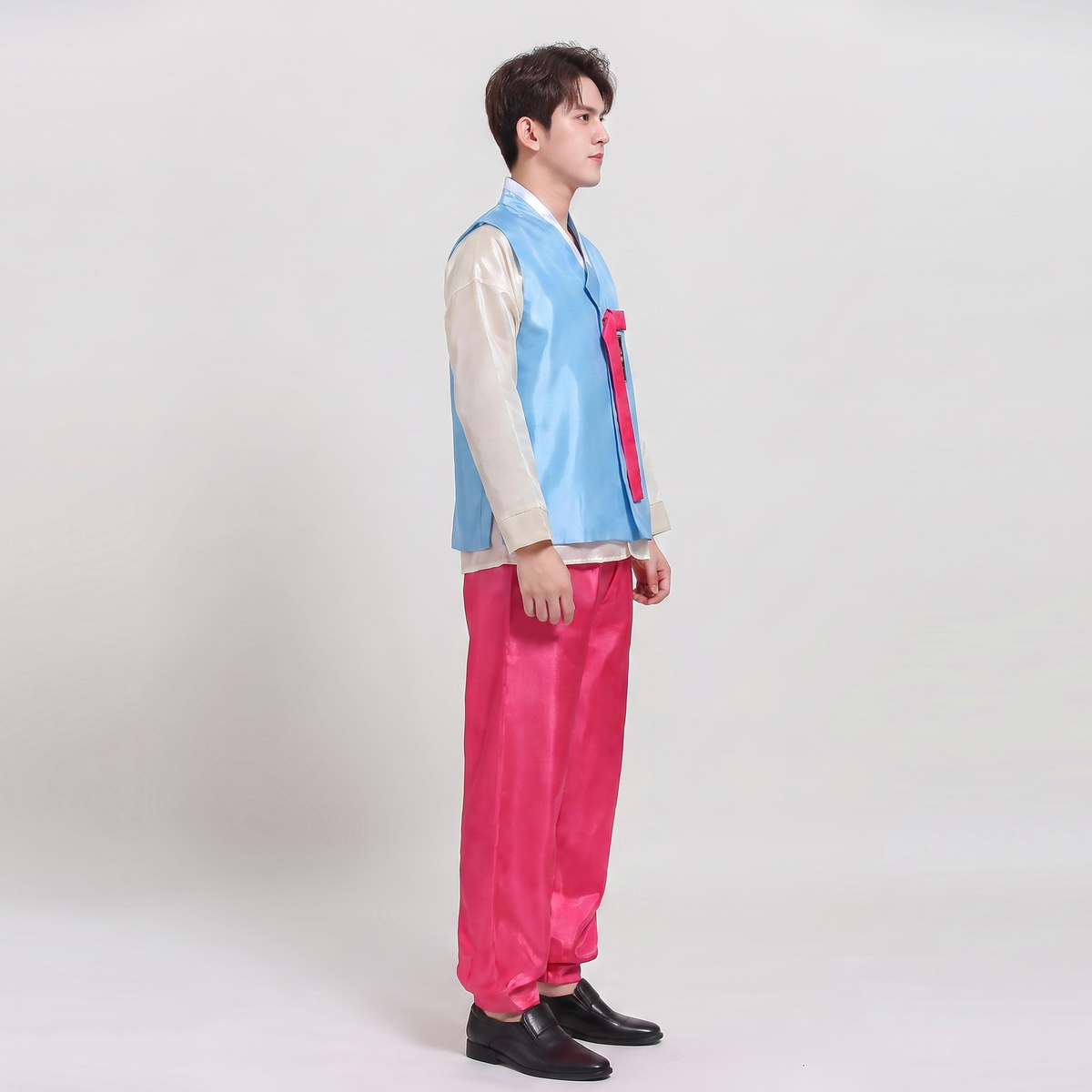 Blue & Pink Men’s Hanbok