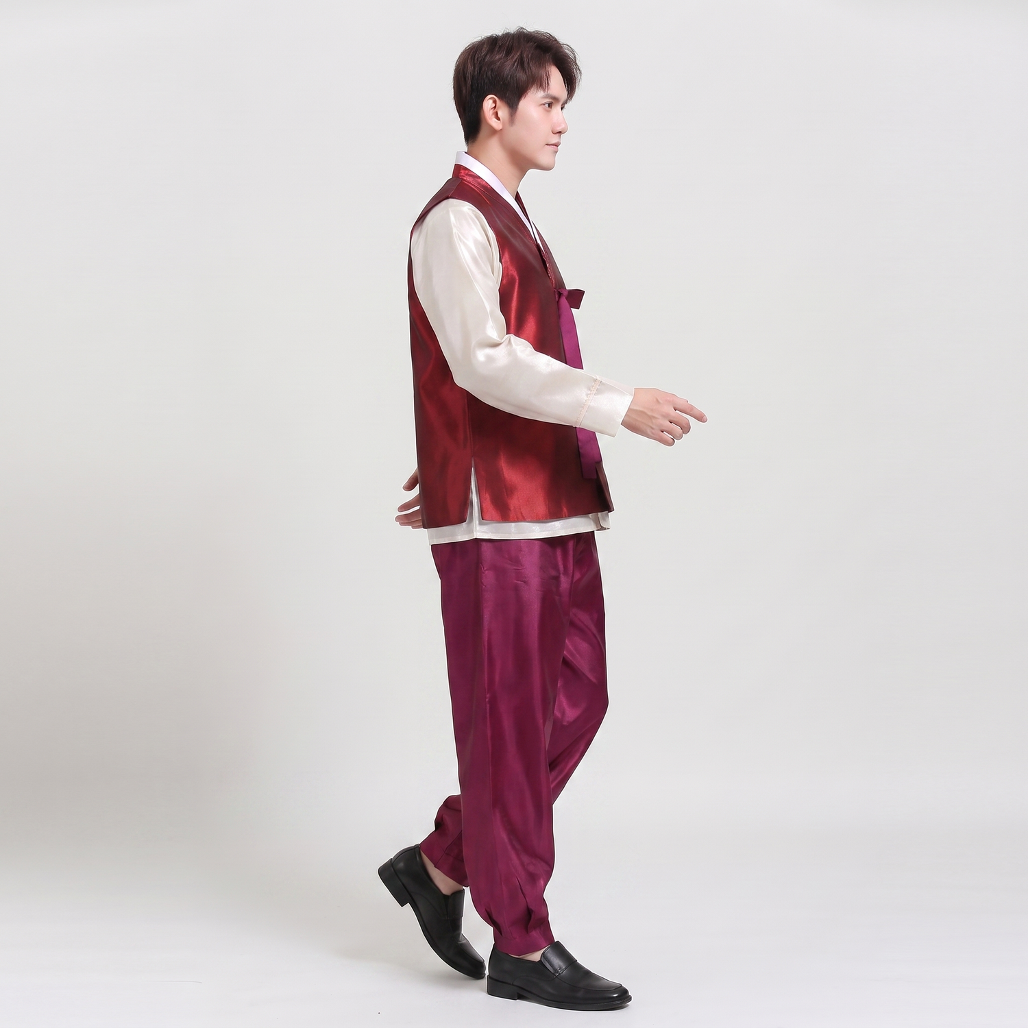 Burgundy Men’s Hanbok