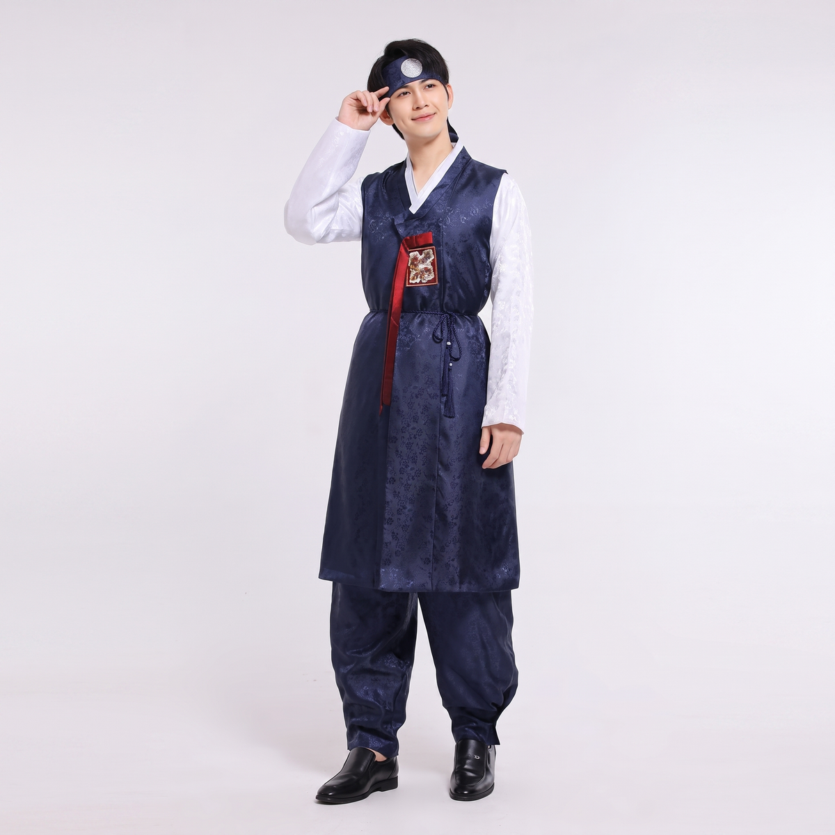 Traditional Navy Korean Hanbok for Men