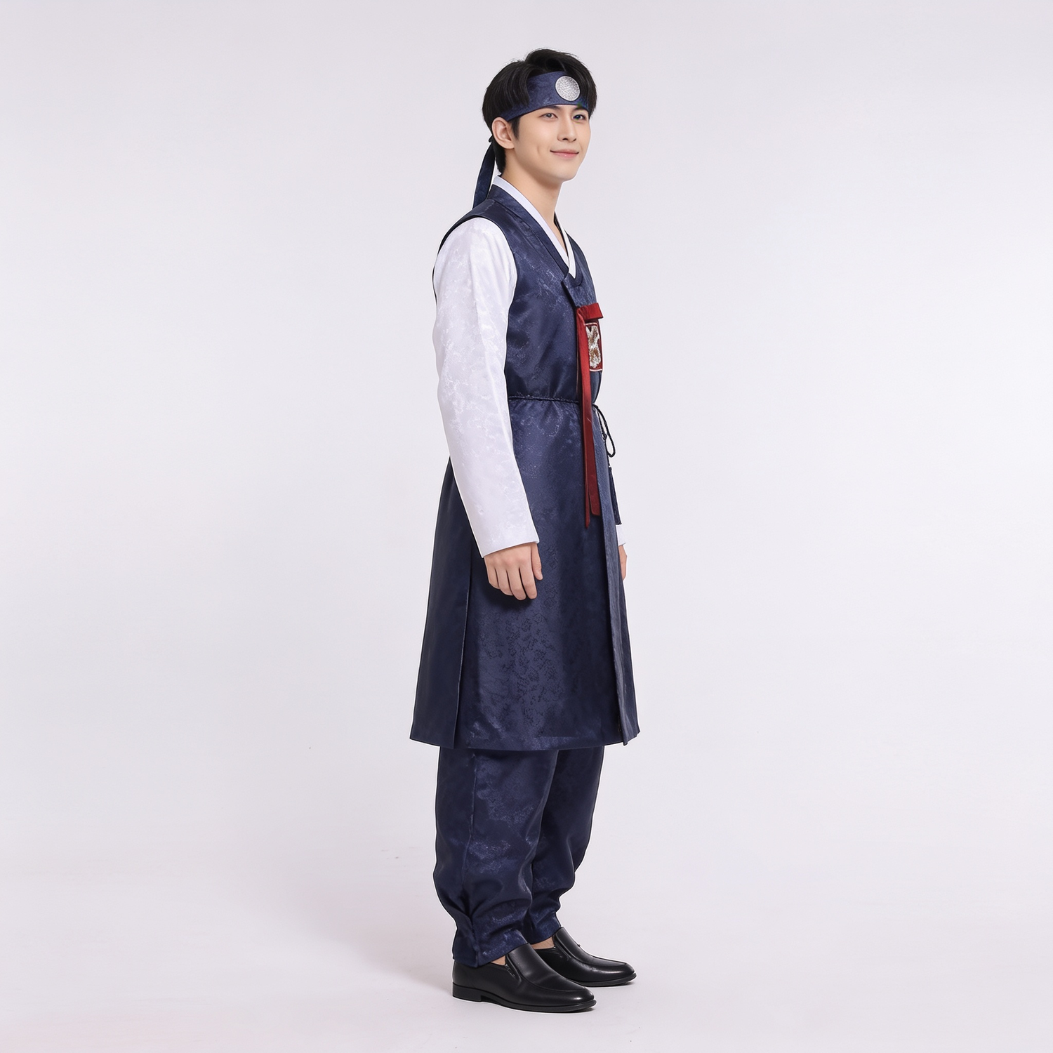 Traditional Navy Korean Hanbok for Men