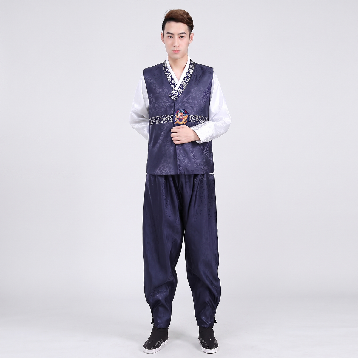 Royal Blue Korean Hanbok for Men