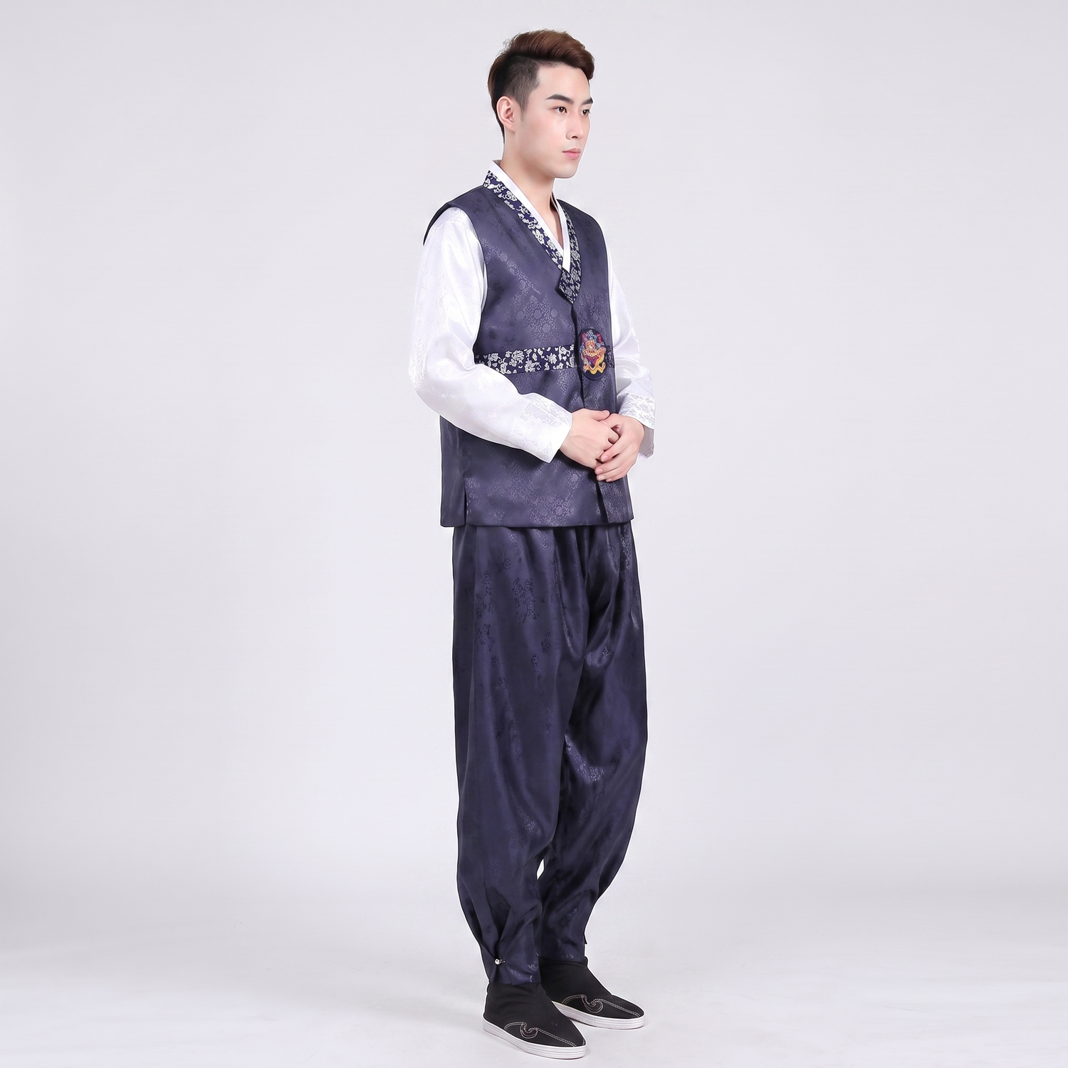 Royal Blue Korean Hanbok for Men