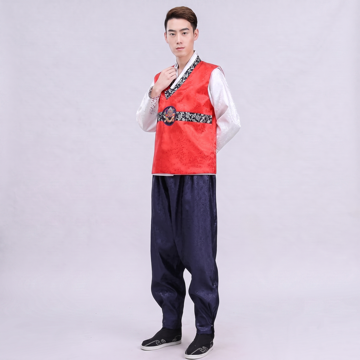 Hanbok Hombre Rojo