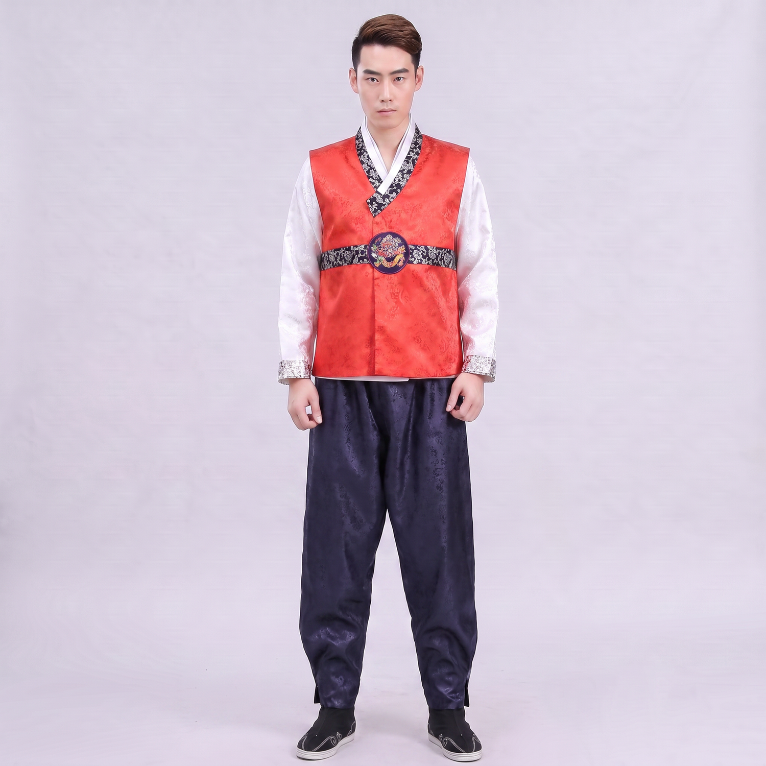 Hanbok Hombre Rojo