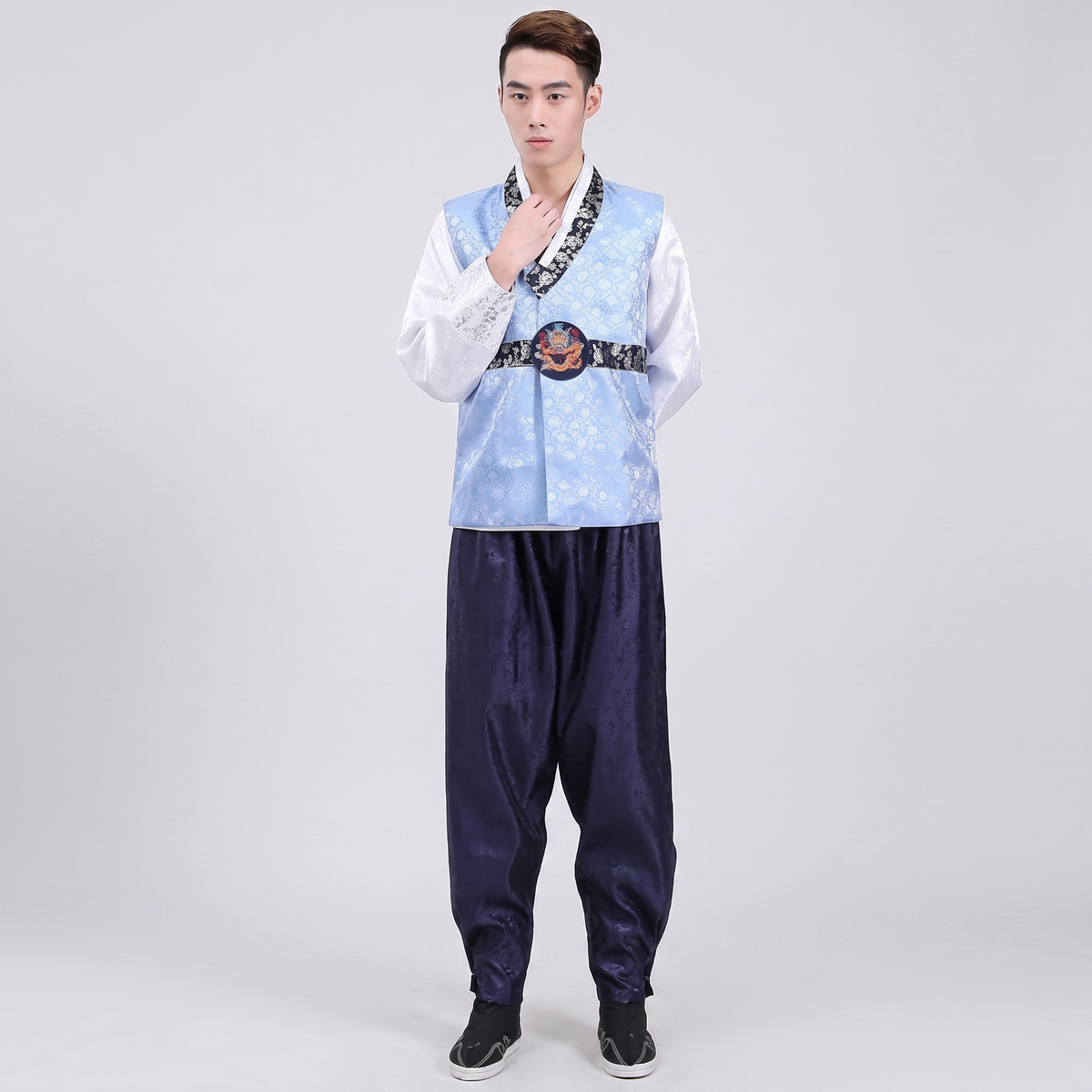 Hanbok Hombre Azul