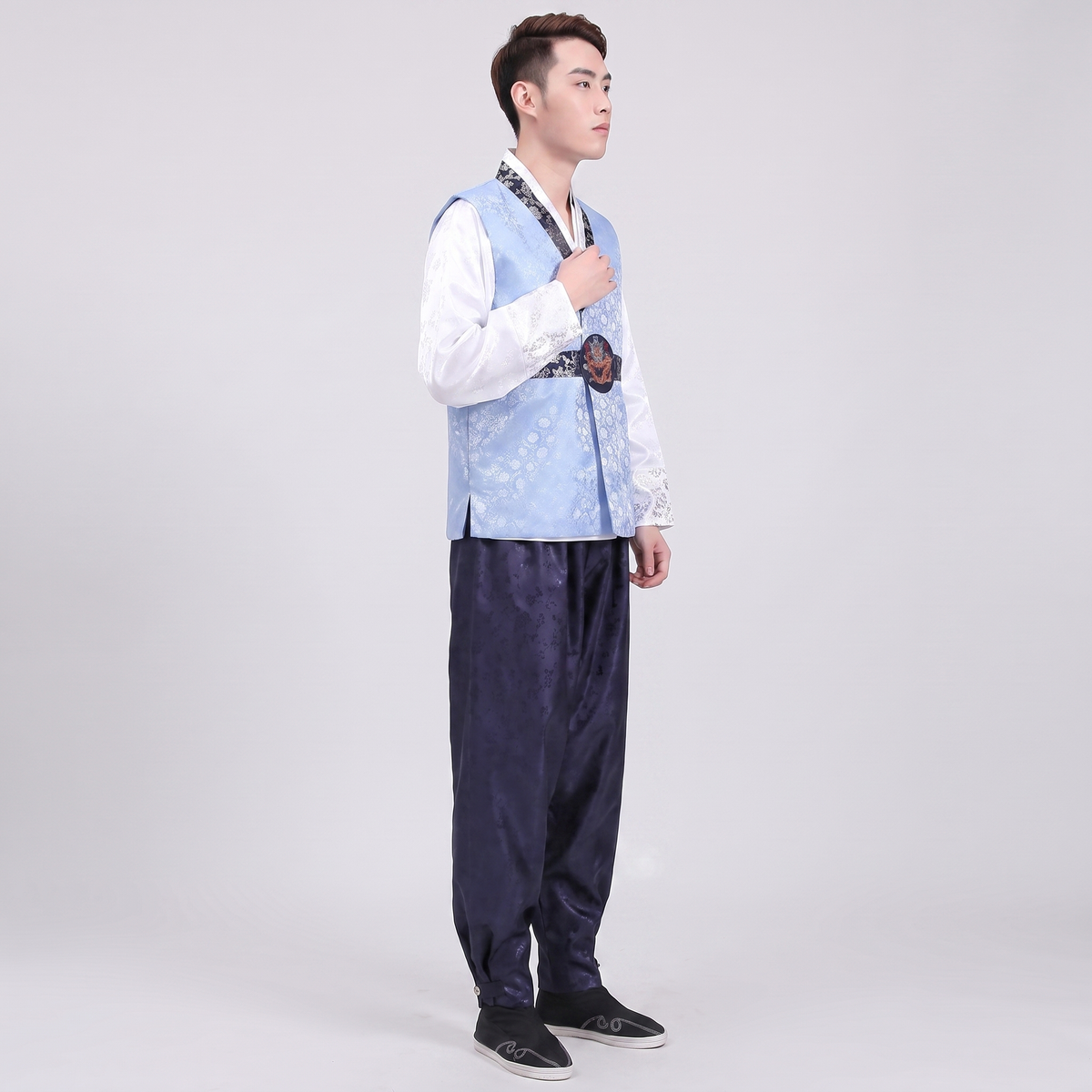 Hanbok Hombre Azul