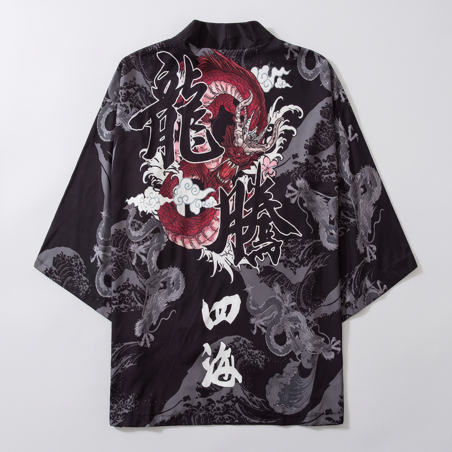 Kimono Streetwear Dragón Rojo