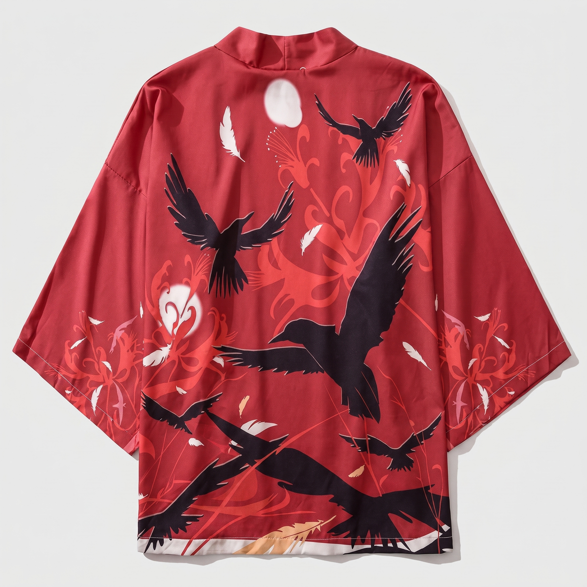Kimono Streetwear Pájaro Negro