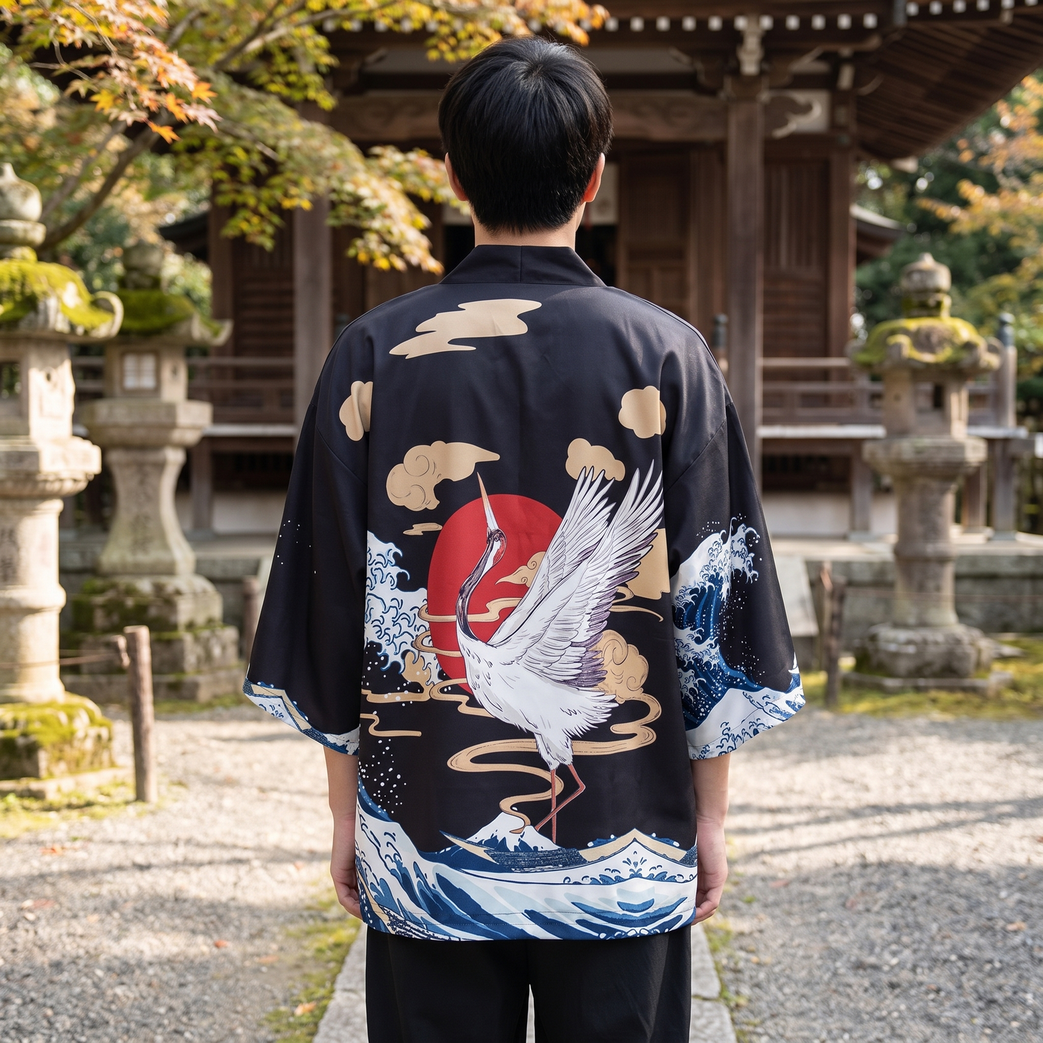 Cárdigan Kimono Grue