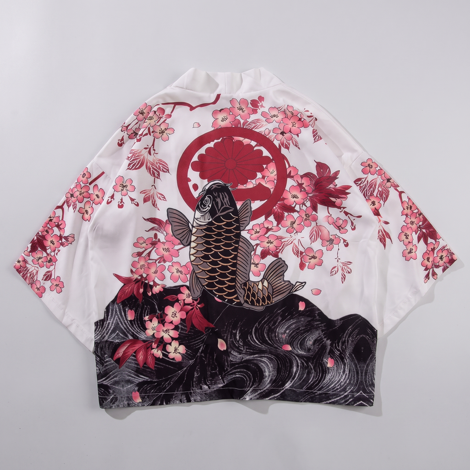 Floral Koi Kimono Cardigan