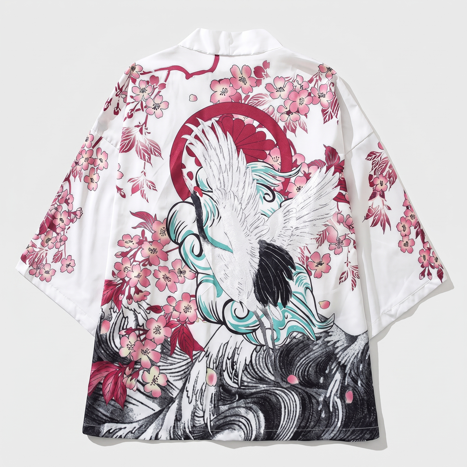 Blossom Crane Kimono Cardigan