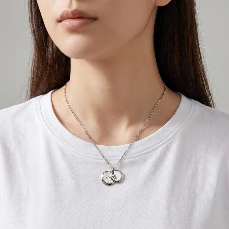 BTS Jimin Double Pendant Necklace