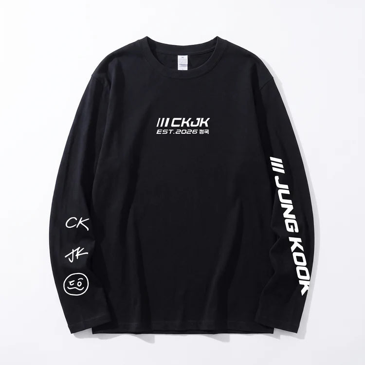 BTS Jung Kook CKJK Long Sleeve Shirt