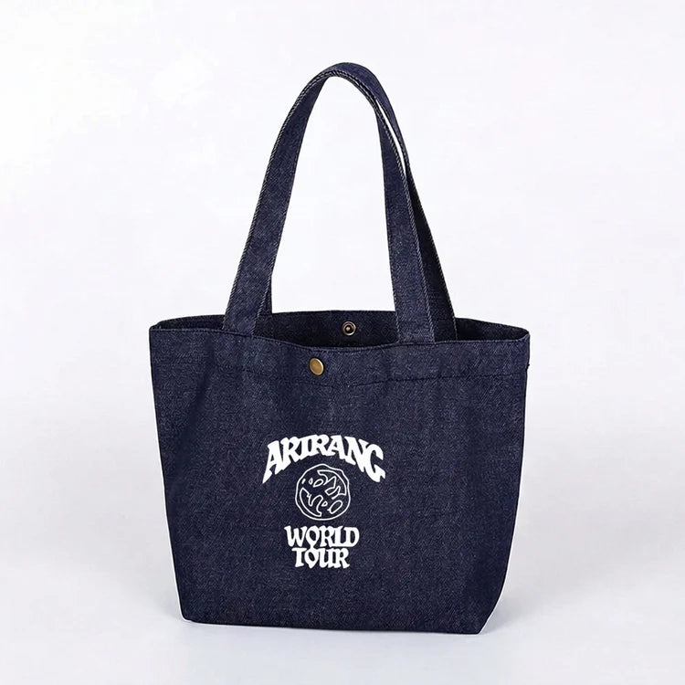 BTS Arirang World Tour Denim Tote Bag