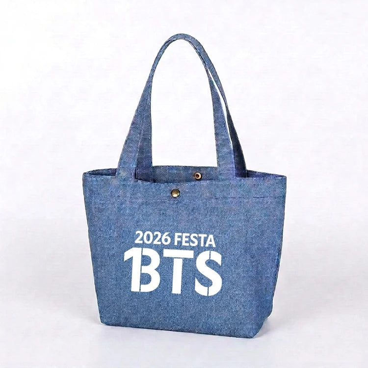 BTS 2026 FESTA Denim Tote Bag