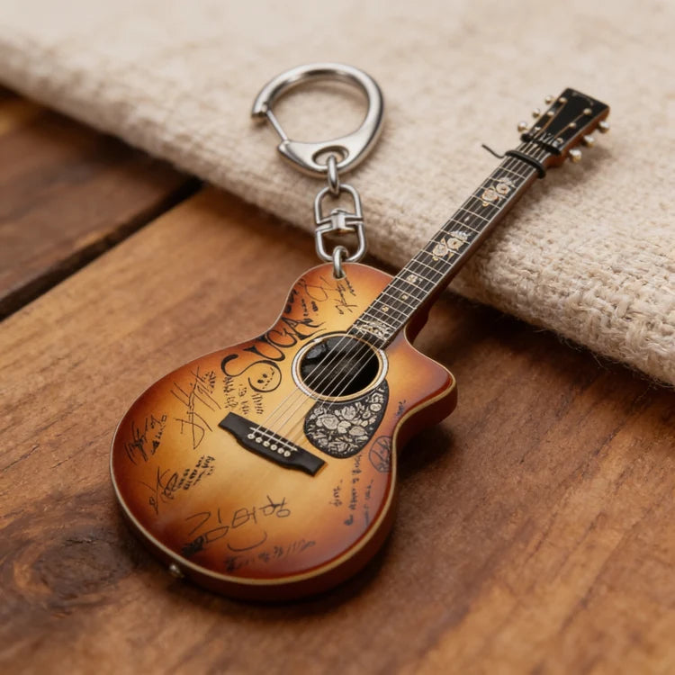 BTS Suga Guitar Keychain