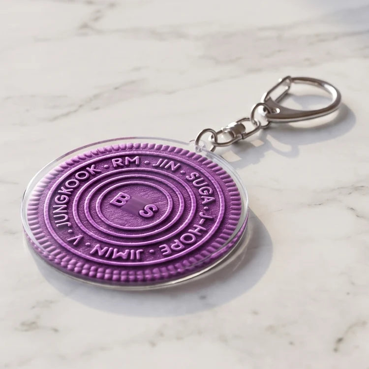 BTS x Oreo Inspired Keychain