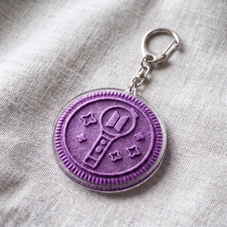 BTS x Oreo Lightstick Keychain