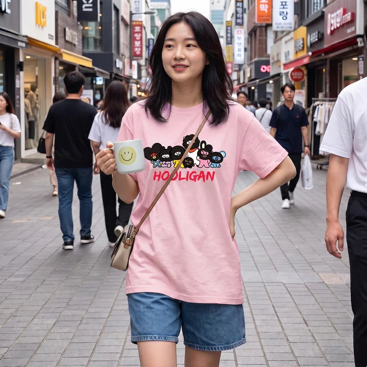 BTS Hooligan BT21 Inspired T-Shirt