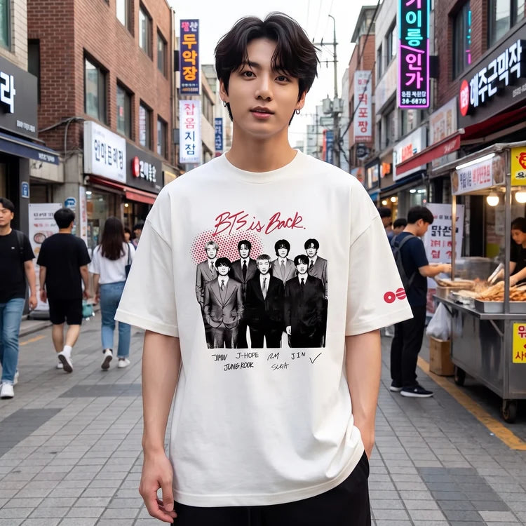 BTS Is Back Oversized T-Shirt