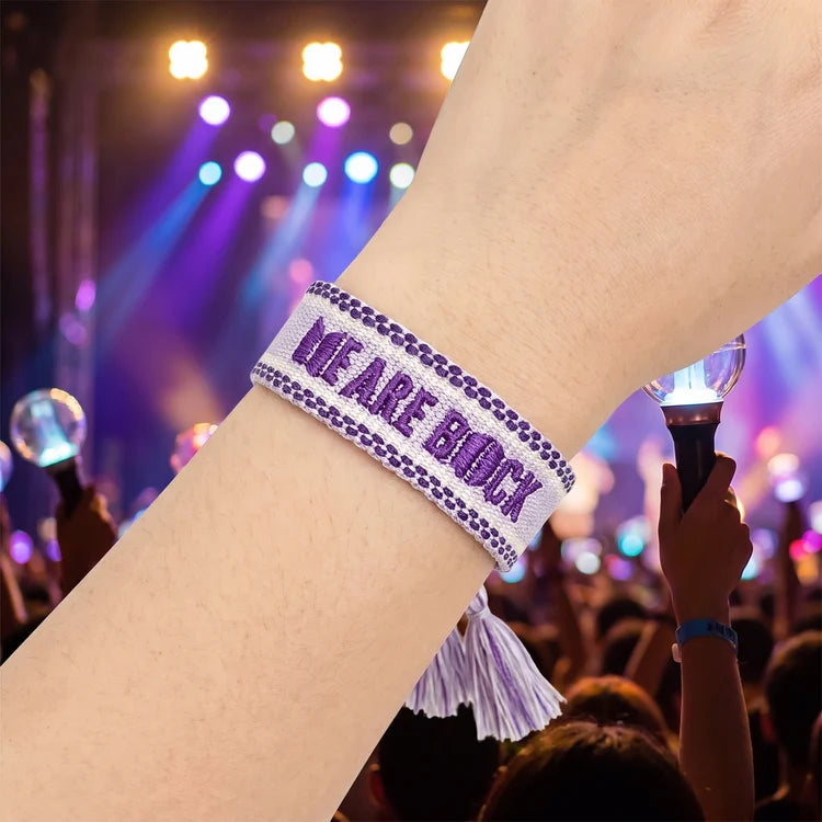 BTS We Are Back Woven Bracelet
