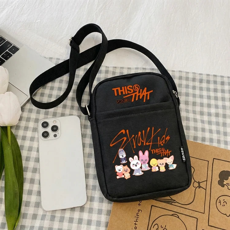 Stray Kids SKZOO Logo Crossbody Bag