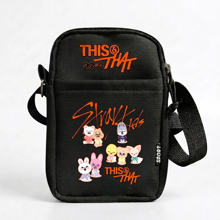 Stray Kids Cartoon Character Phone Bag