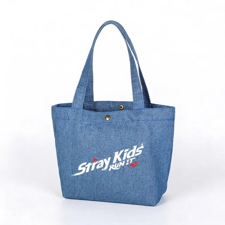 Stray Kids Run It Graphic Tote Bag