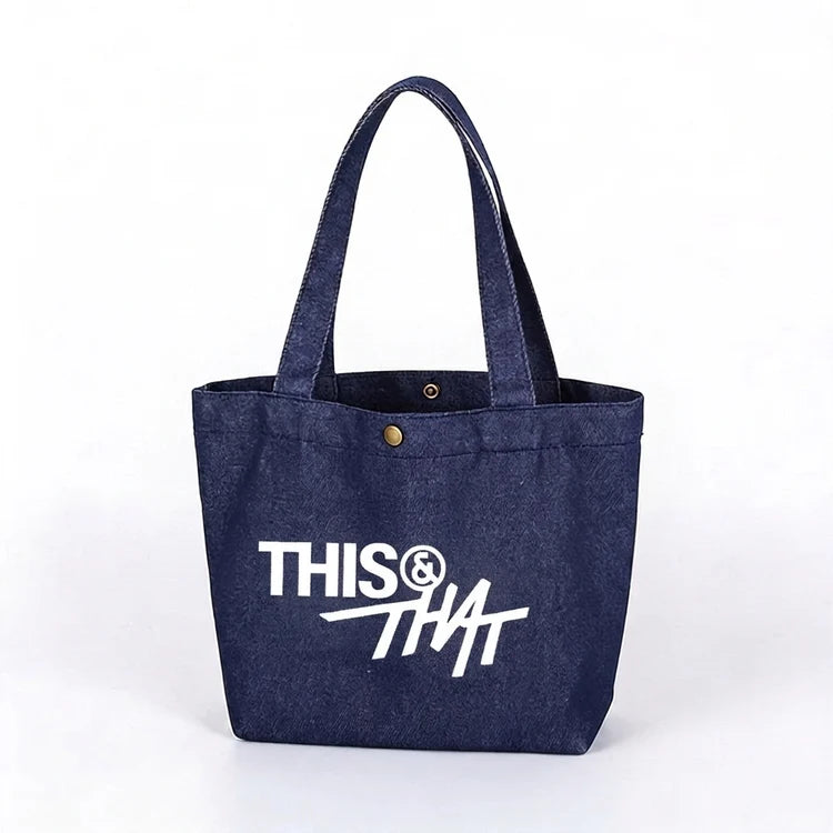 Stray Kids This or That Denim Tote Bag