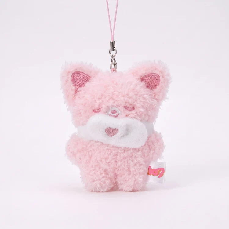 Stray Kids SKZOO Pink Plush Keychain