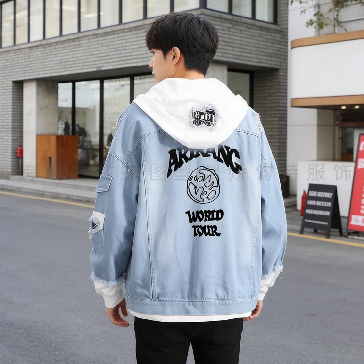 BTS Arirang Relaxed Fit Denim Jacket