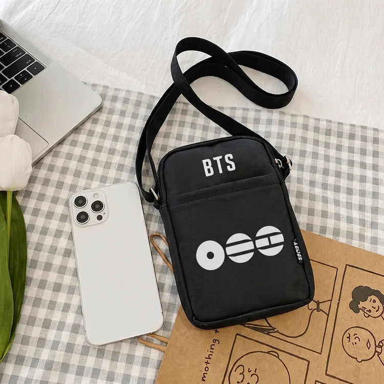 BTS Black Mini Crossbody Bag