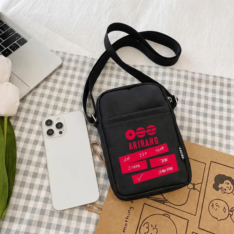 BTS ARMY Member Names Shoulder Bag