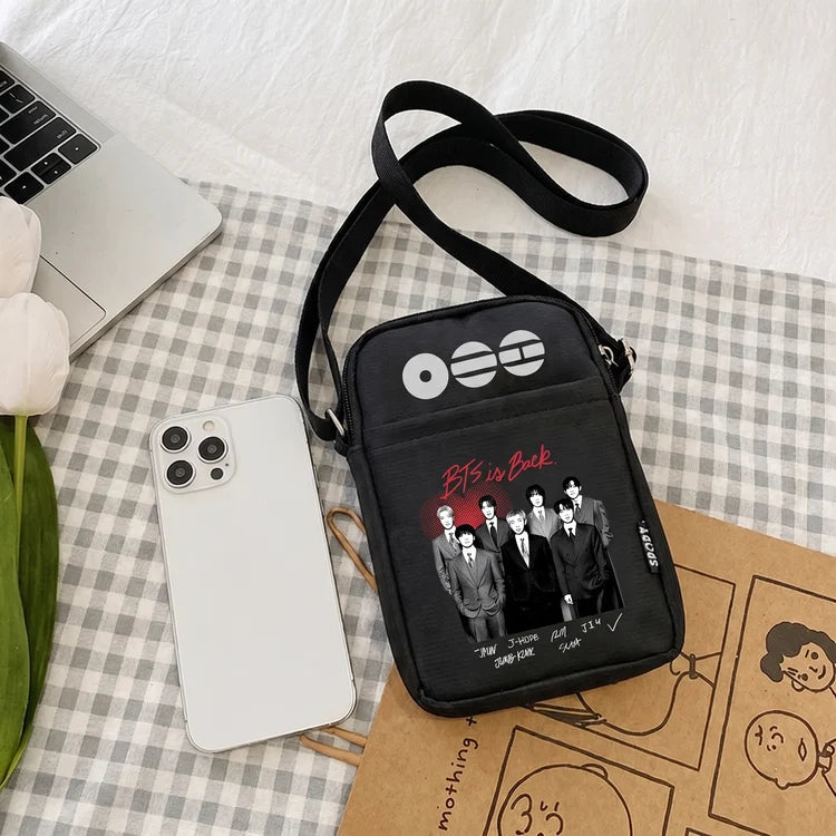 BTS Group Photo Mini Crossbody Bag