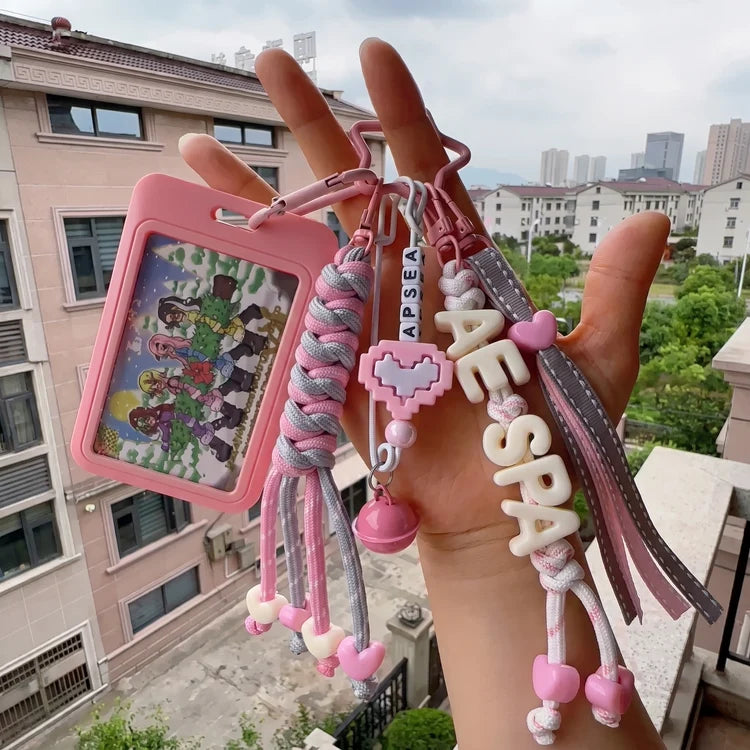 Aespa Pink K-Pop Keychain