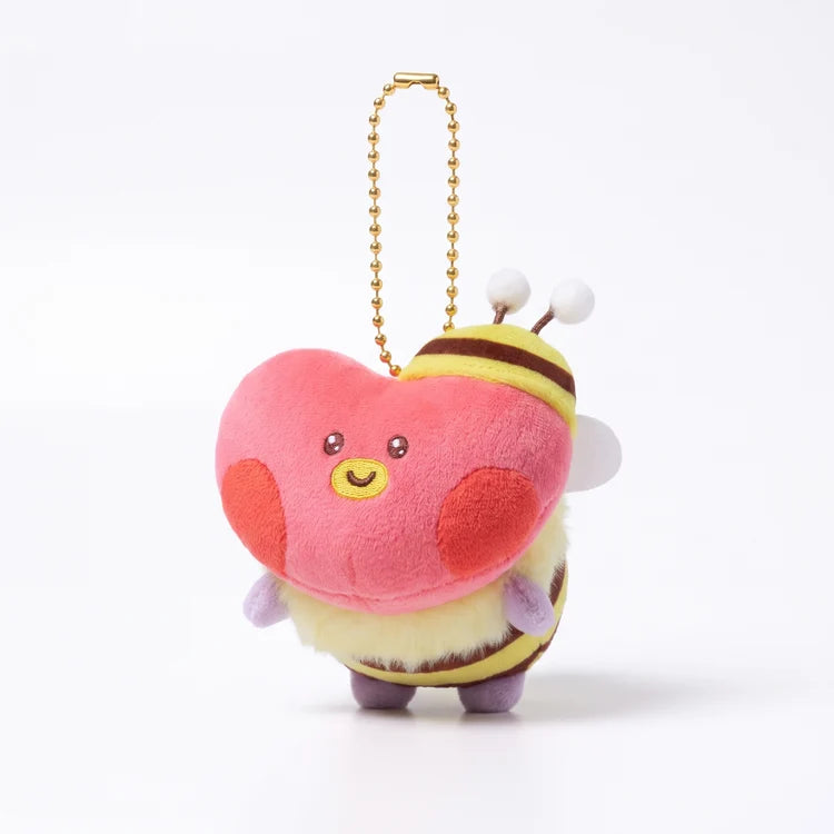 BT21 Honey Bee Plush Keychain