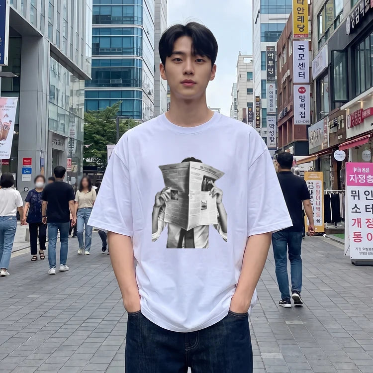 BTS V Newspaper T-Shirt