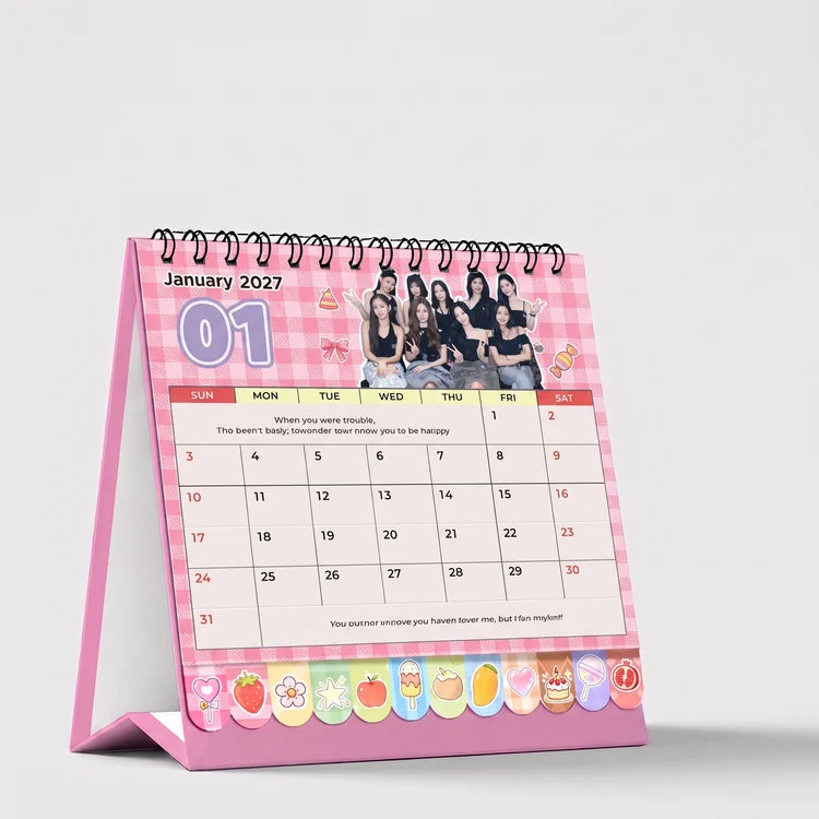 TWICE Photo Desk Calendar 2027