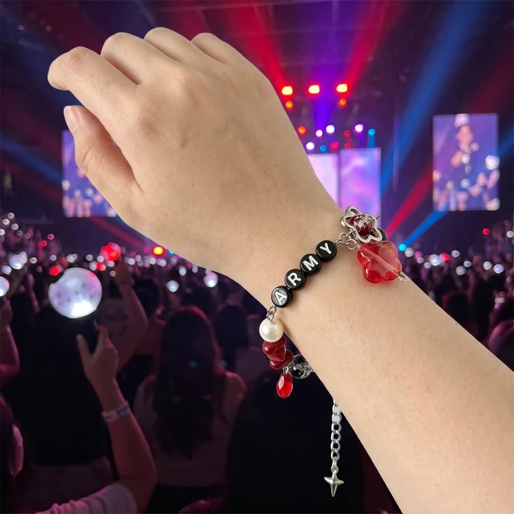 BTS ARMY Adjustable Charm Bracelet