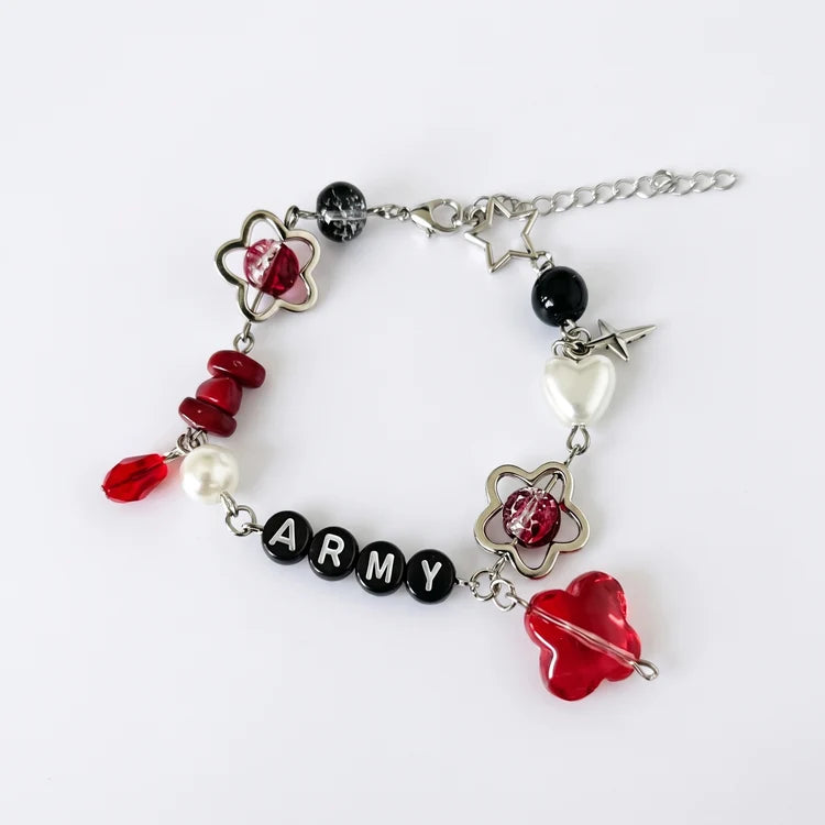 BTS ARMY Adjustable Charm Bracelet