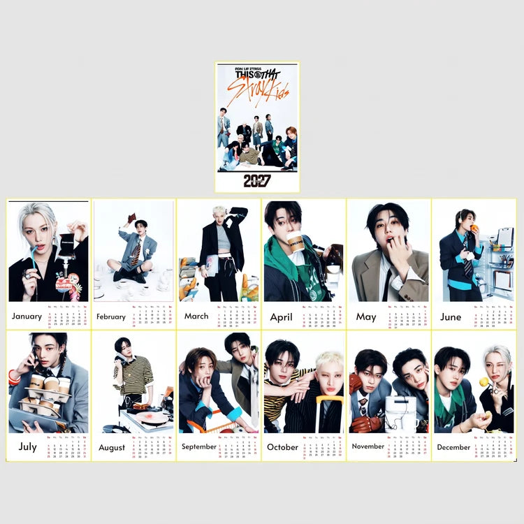 Stray Kids 2027 Desk Calendar