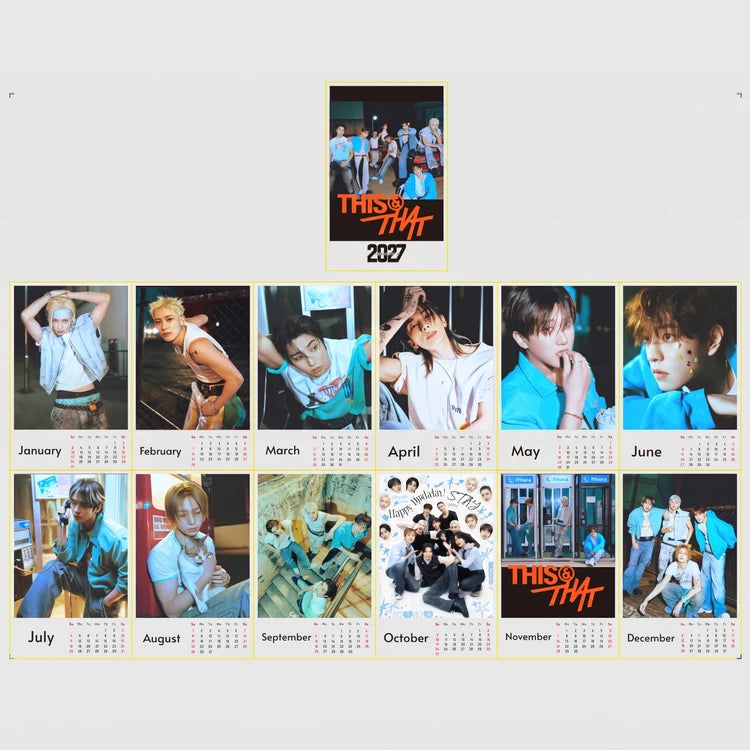 Stray Kids K-Pop Desk Calendar 2027